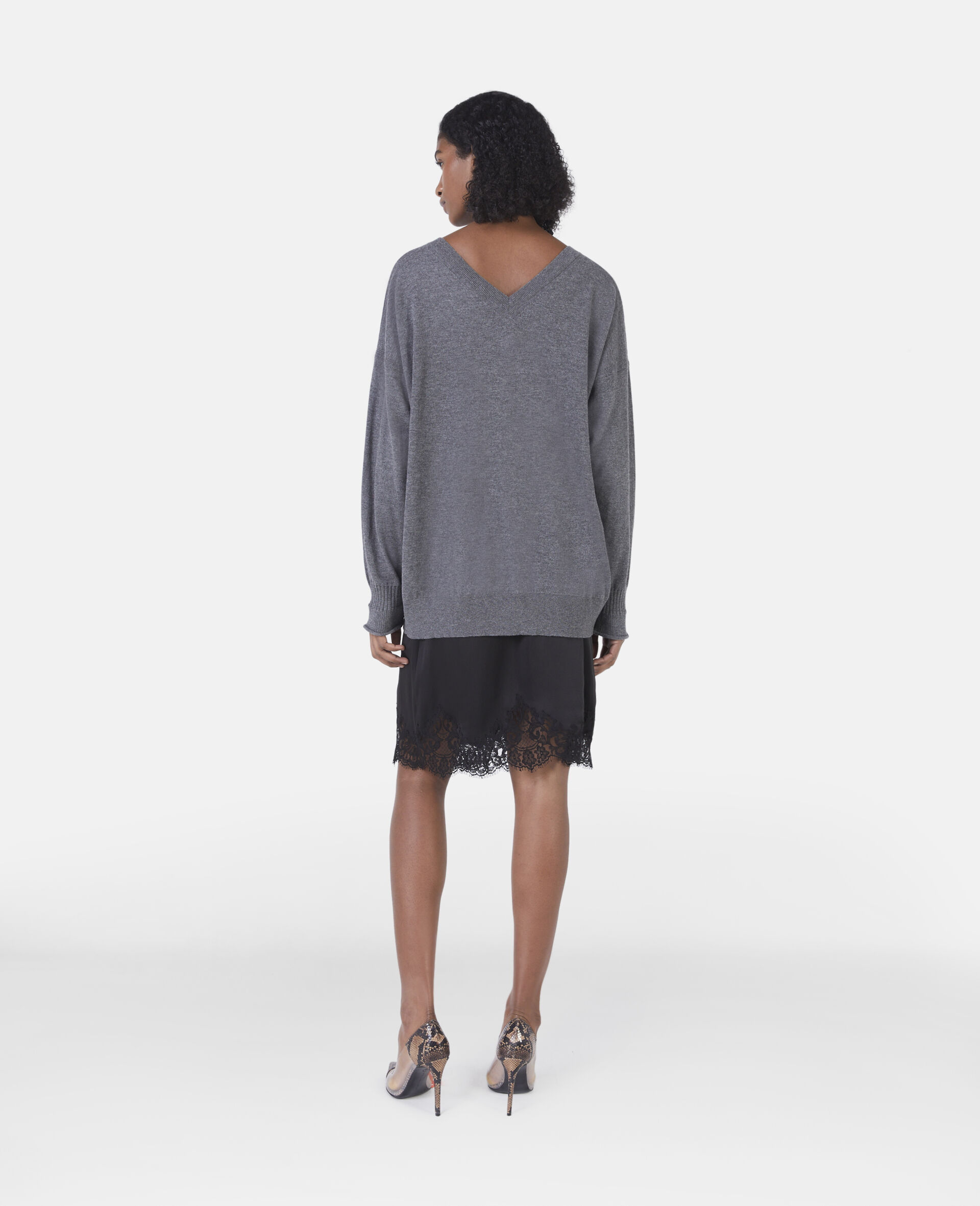 Stella Mccartney Merino Wool Sweater In Black