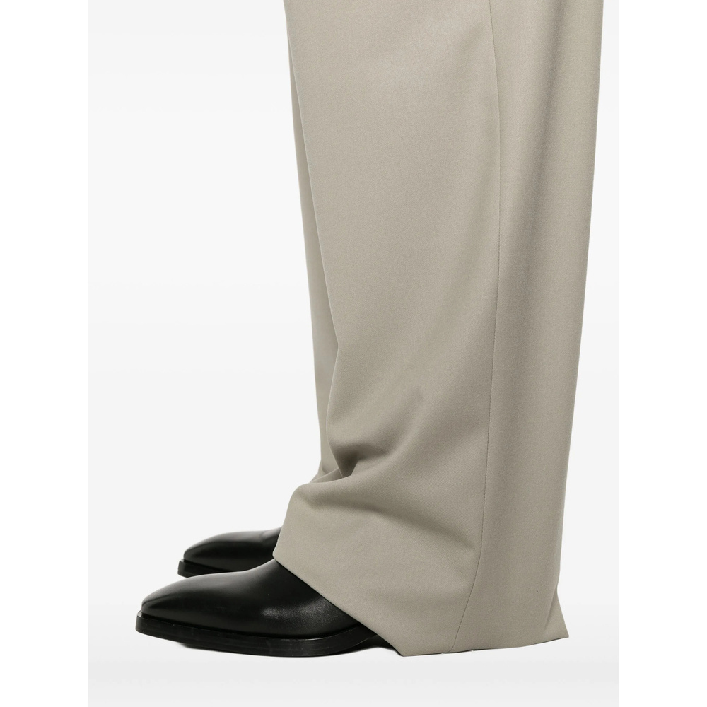 Lardini Pleated-front Trousers In Neutral