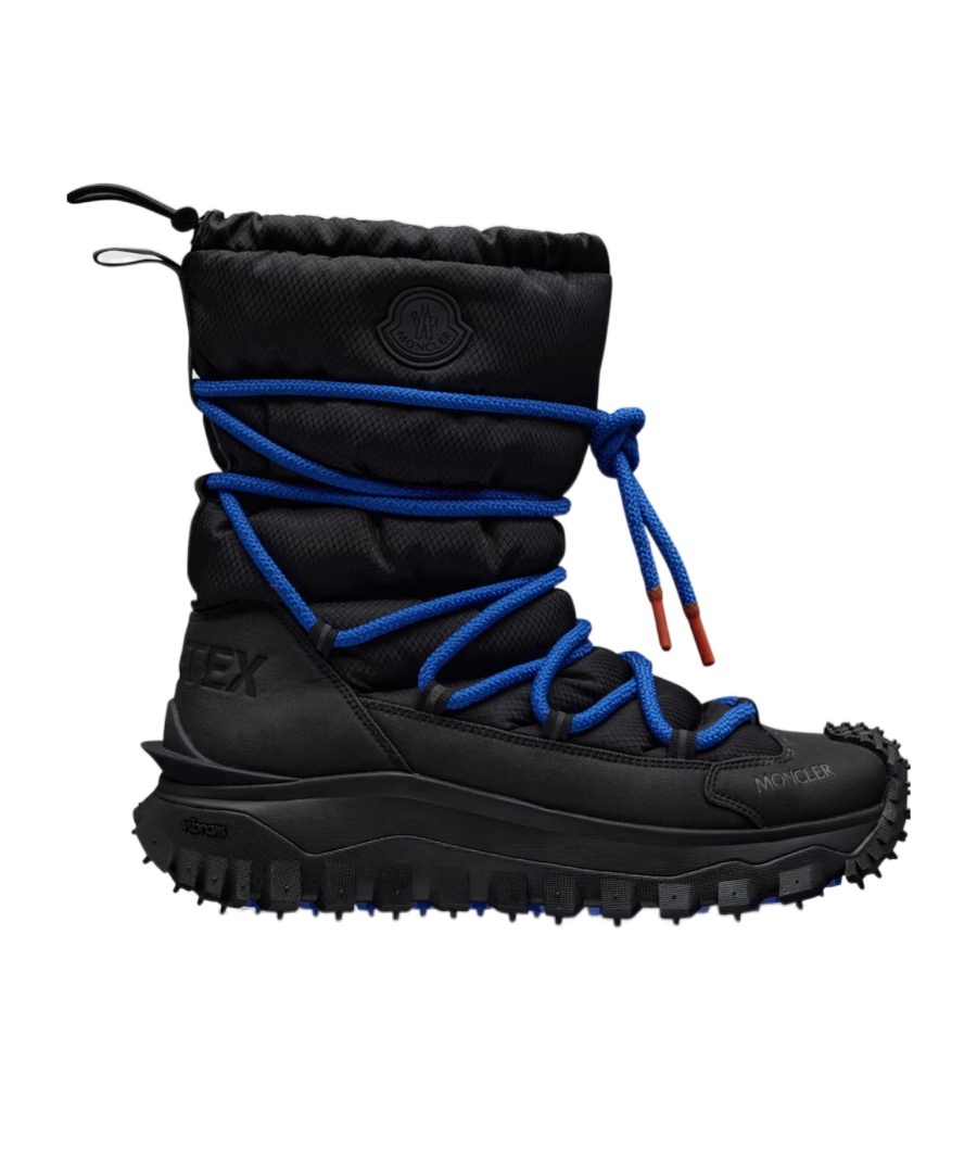 Moncler Men's Trailgrip Apres Quilted Snow Boots In Black