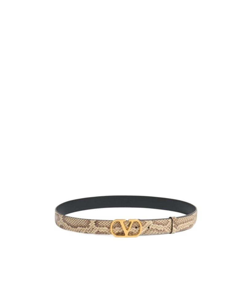 Valentino Vlogo Belt In Black