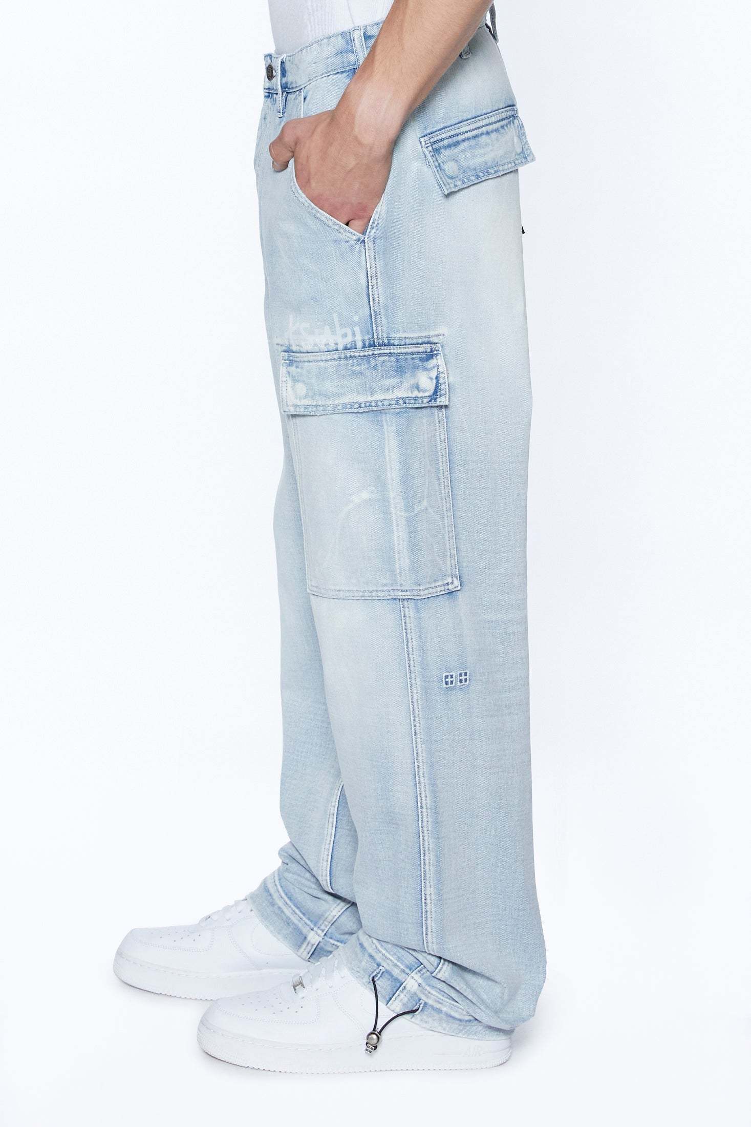 KSUBI BELT-LOOP JEANS