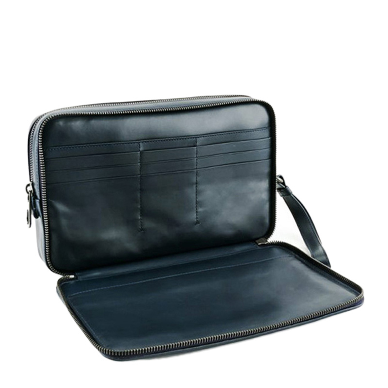 Bottega Veneta Woven Multi-layer Zipper Clutch In Green