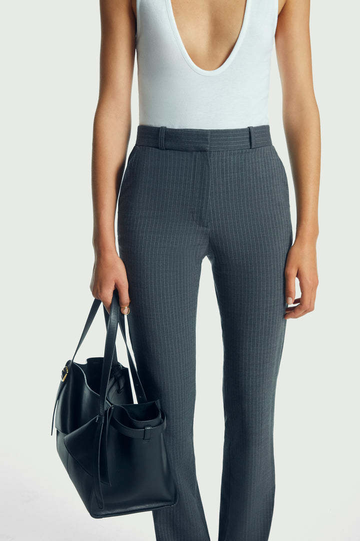 Coperni Straight Wool Casual Pants In Black