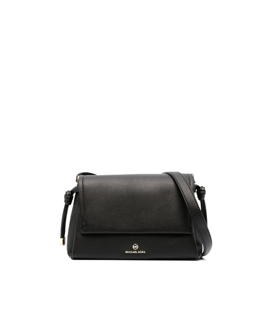 Michael Kors Leather Crossbody Bag In Black
