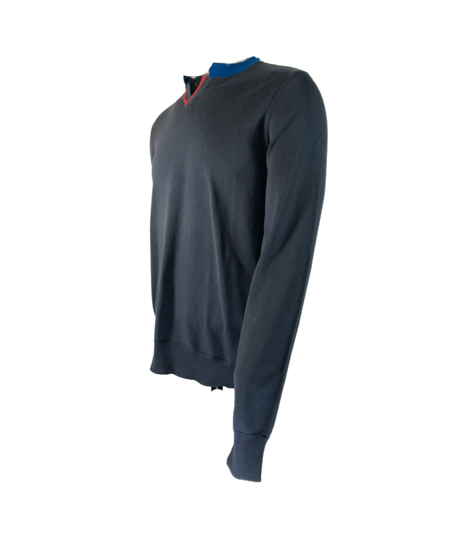 Armani Collezioni Logo Sweater In Black