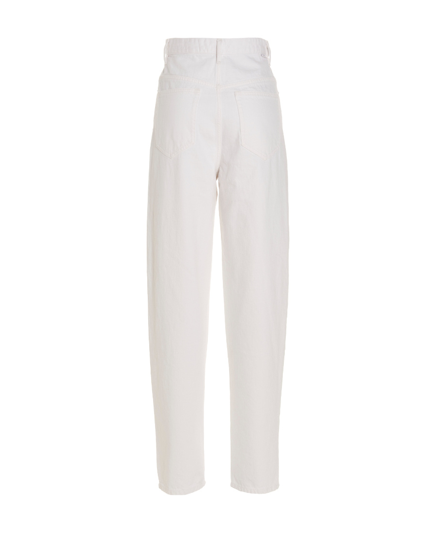 Isabel Marant Étoile Belden Cropped Jeans In White