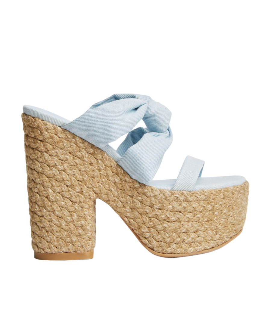 Stuart Weitzman Open Toe Cover Wearing Slope Heel Sandals In Nude