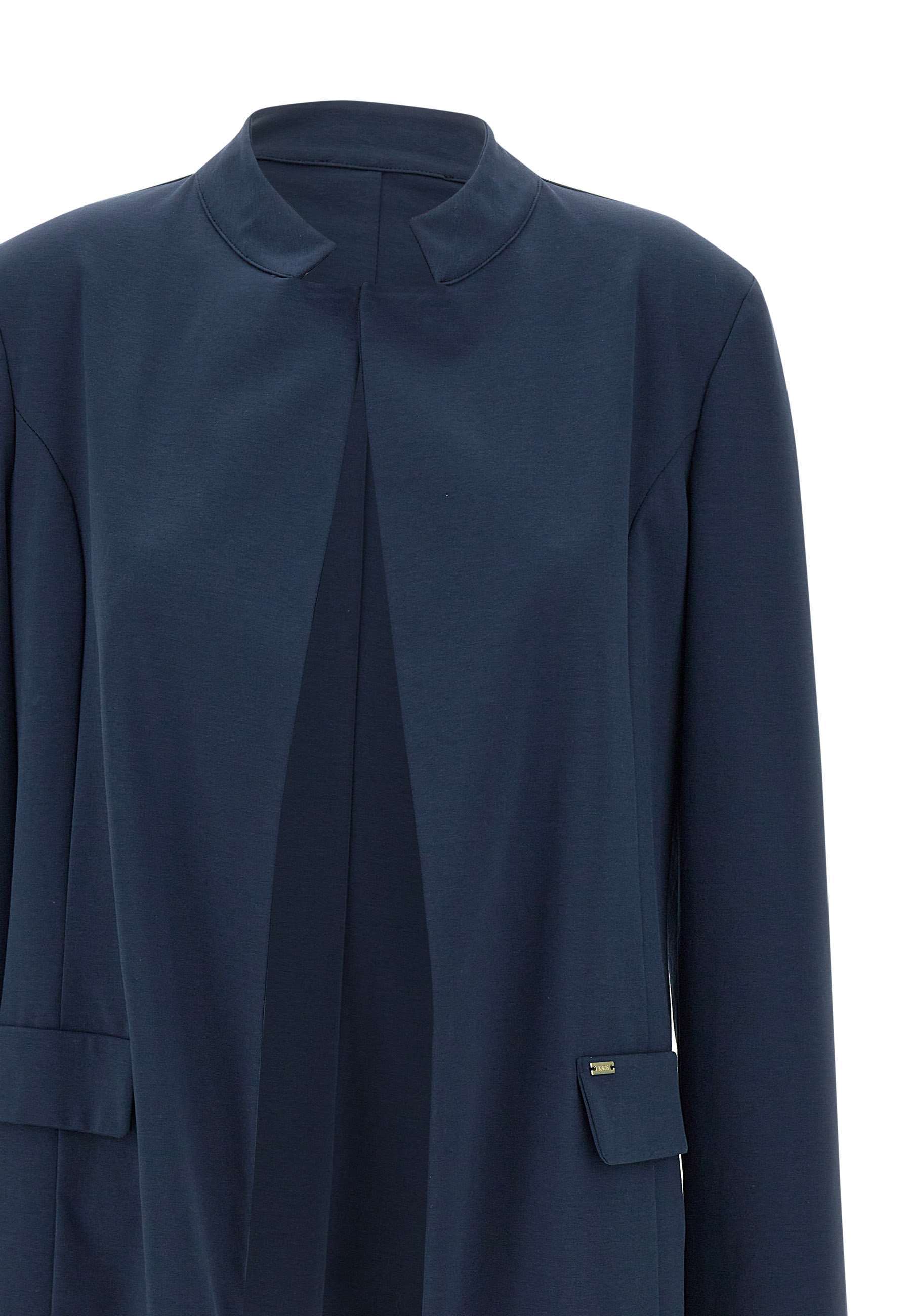 Kaos Stretch-cotton Blazer In Blue