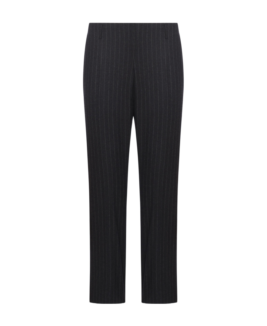 Dries Van Noten Stripe Detailed Straight Leg Pants In Gray