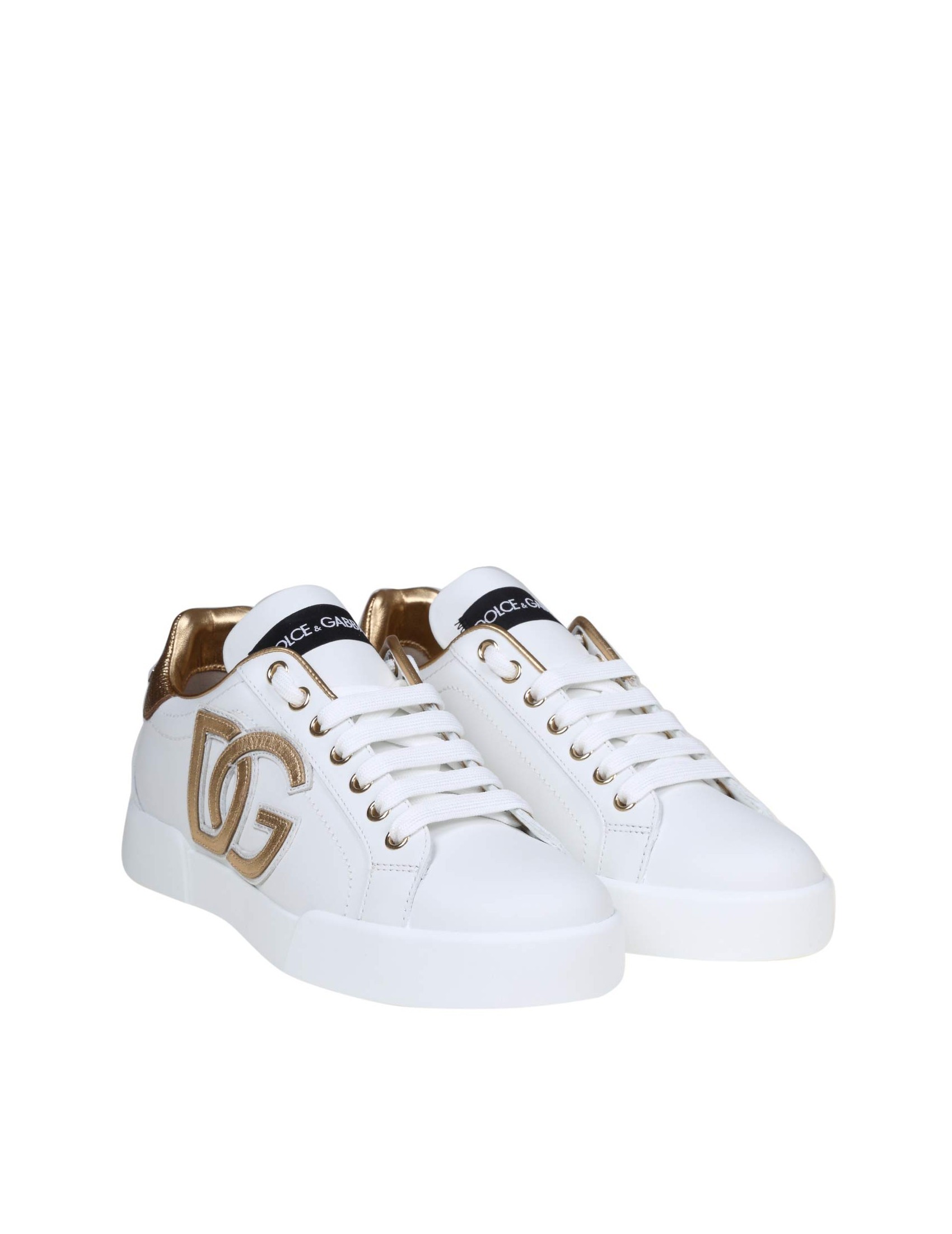 Shop Dolce & Gabbana Dg Logo-patch Sneakers In White