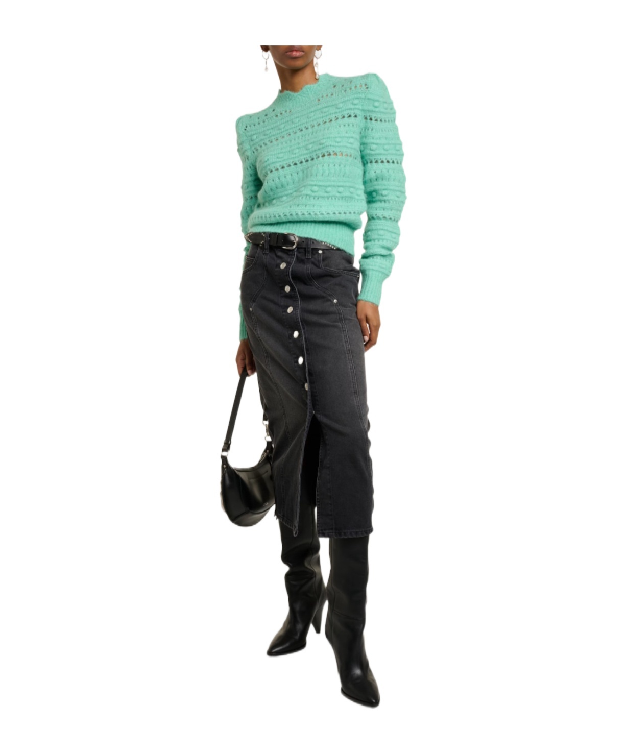 Isabel Marant Vandy Skirt In Green