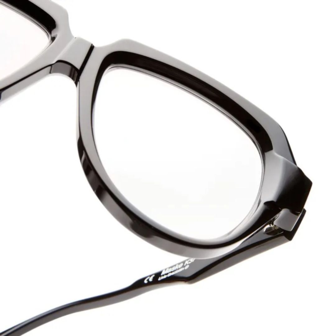 Kuboraum Geometric Plano Mirror In Black