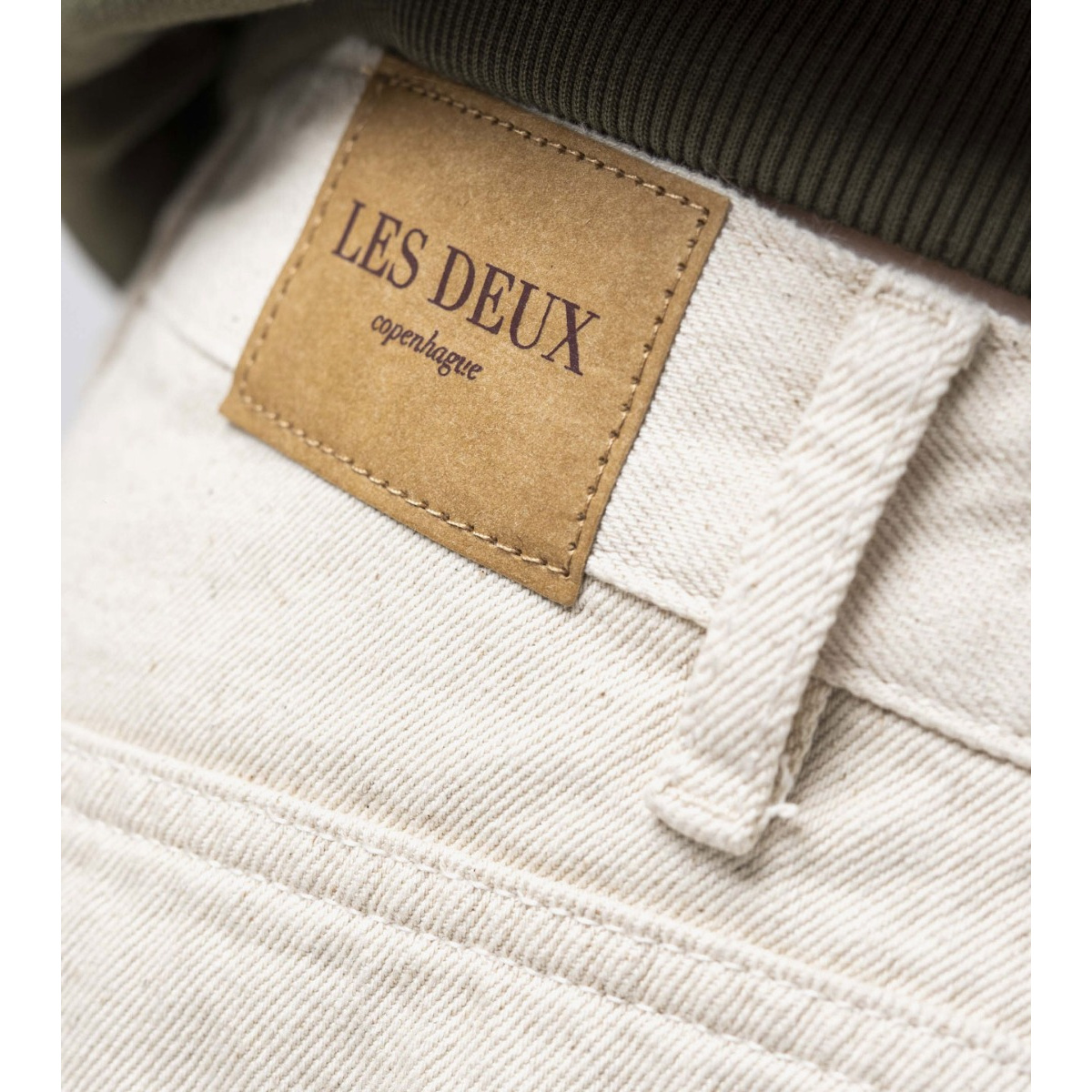 Les Deux Belt-loop Casual Pants In Nude