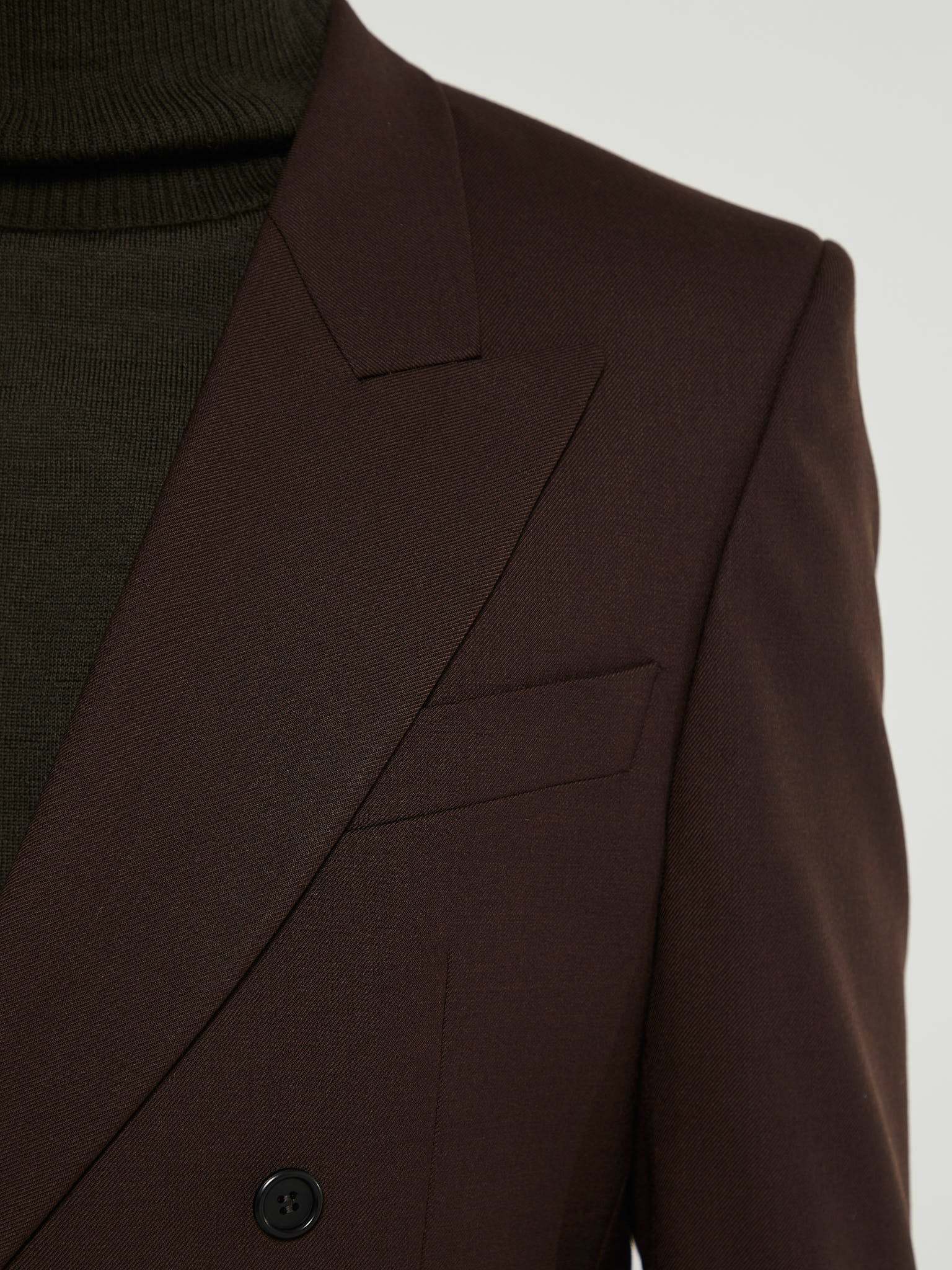 Sunflower Long-sleeved Suit Coat In Black
