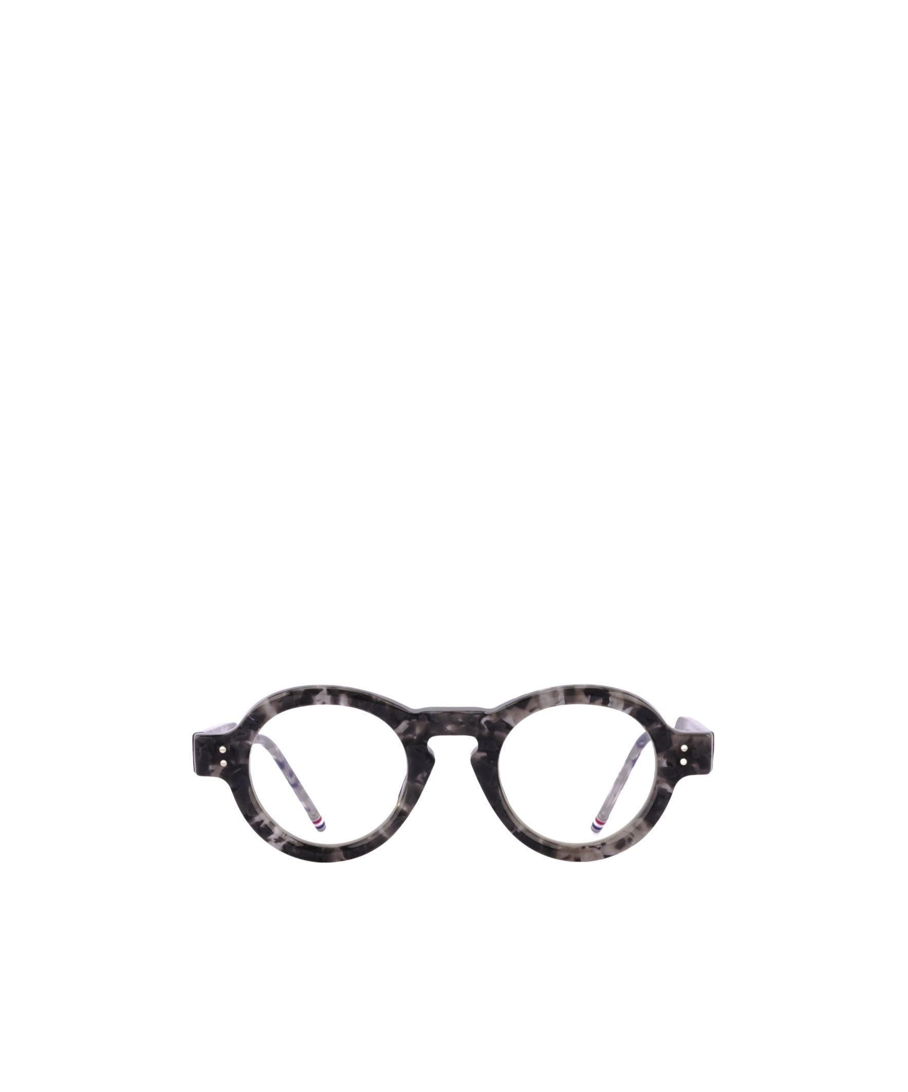 Thom Browne Round-frame Glasses In Black