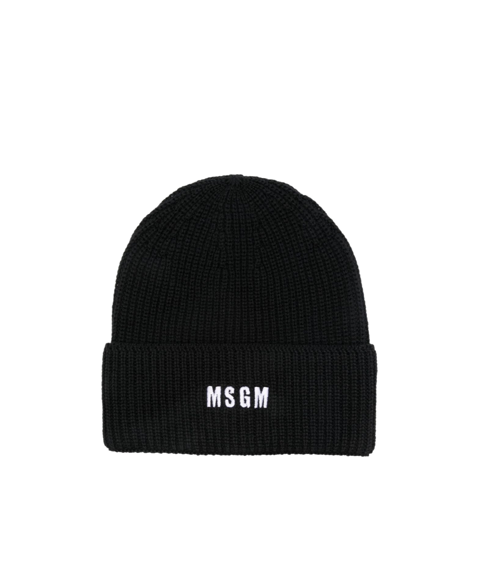 Msgm Beanie Hat In Black