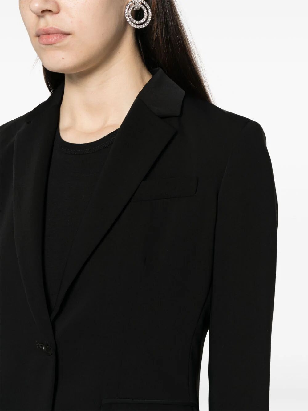 P.a.r.o.s.h Single-breasted Tailored Blazer In Black