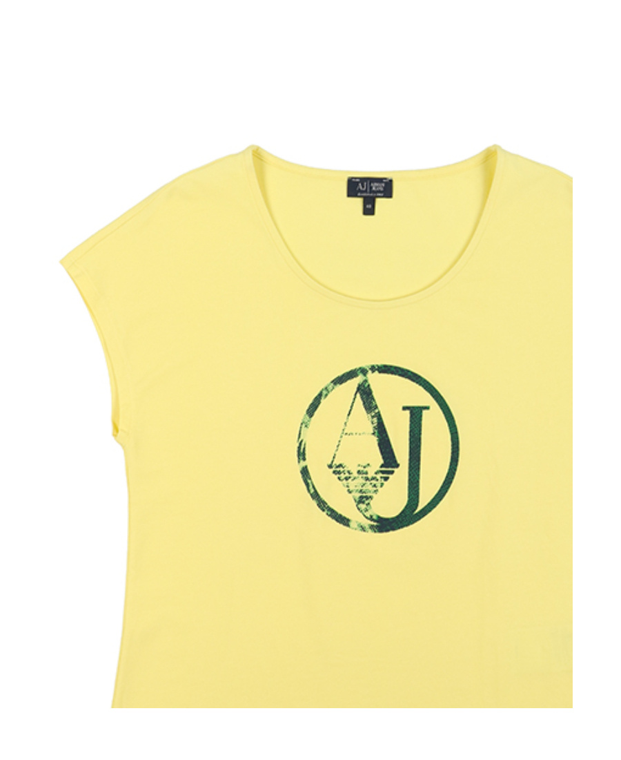 ARMANI JEANS ROUND-NECKED LOGO T-SHIRT