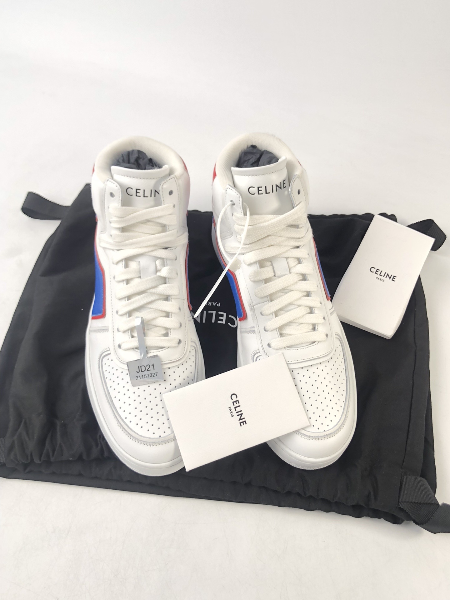 Celine 'z' Trainer Ct-01 High-top Casual Shoes In White
