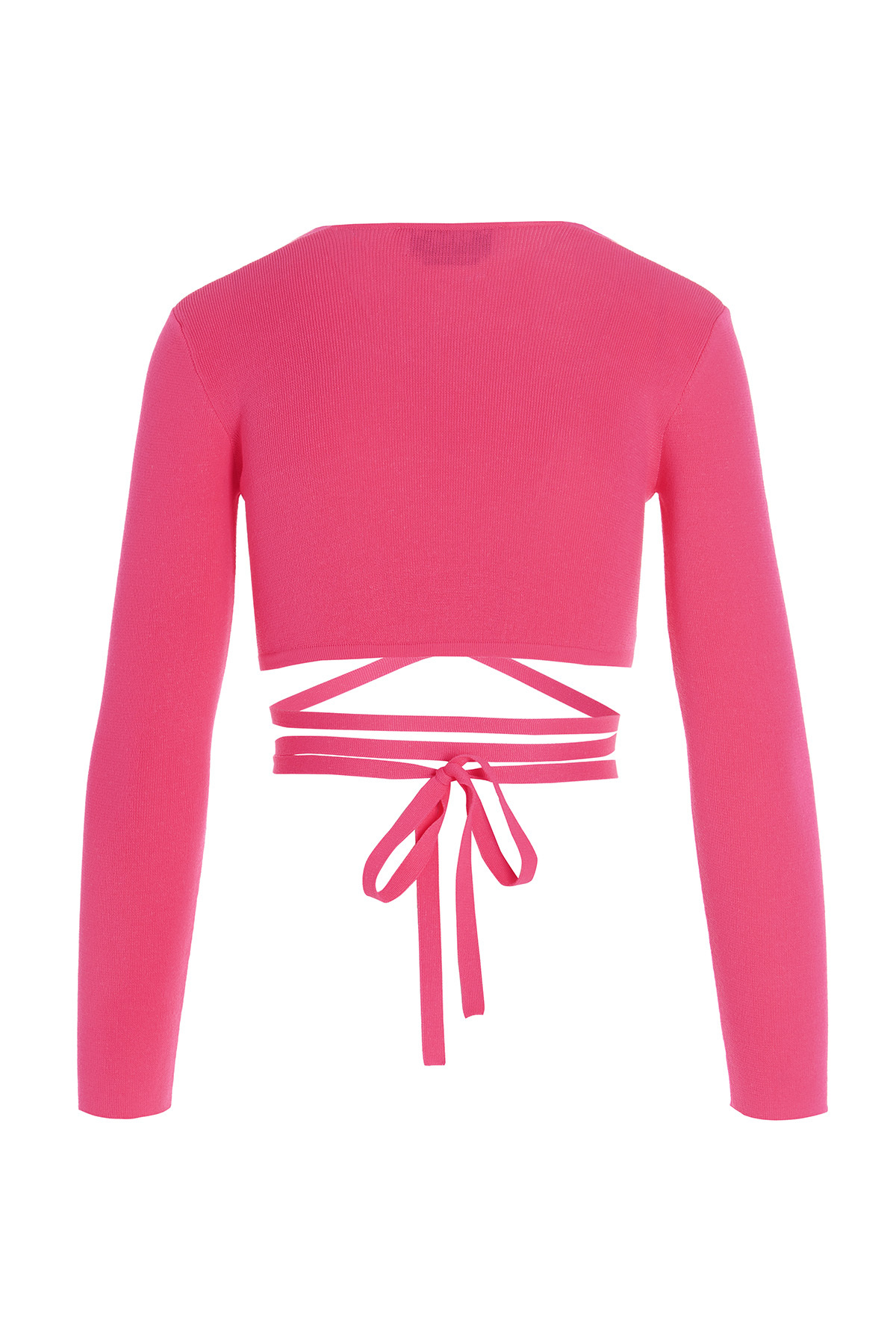 Msgm Pink Polyester Cardigan In Pink