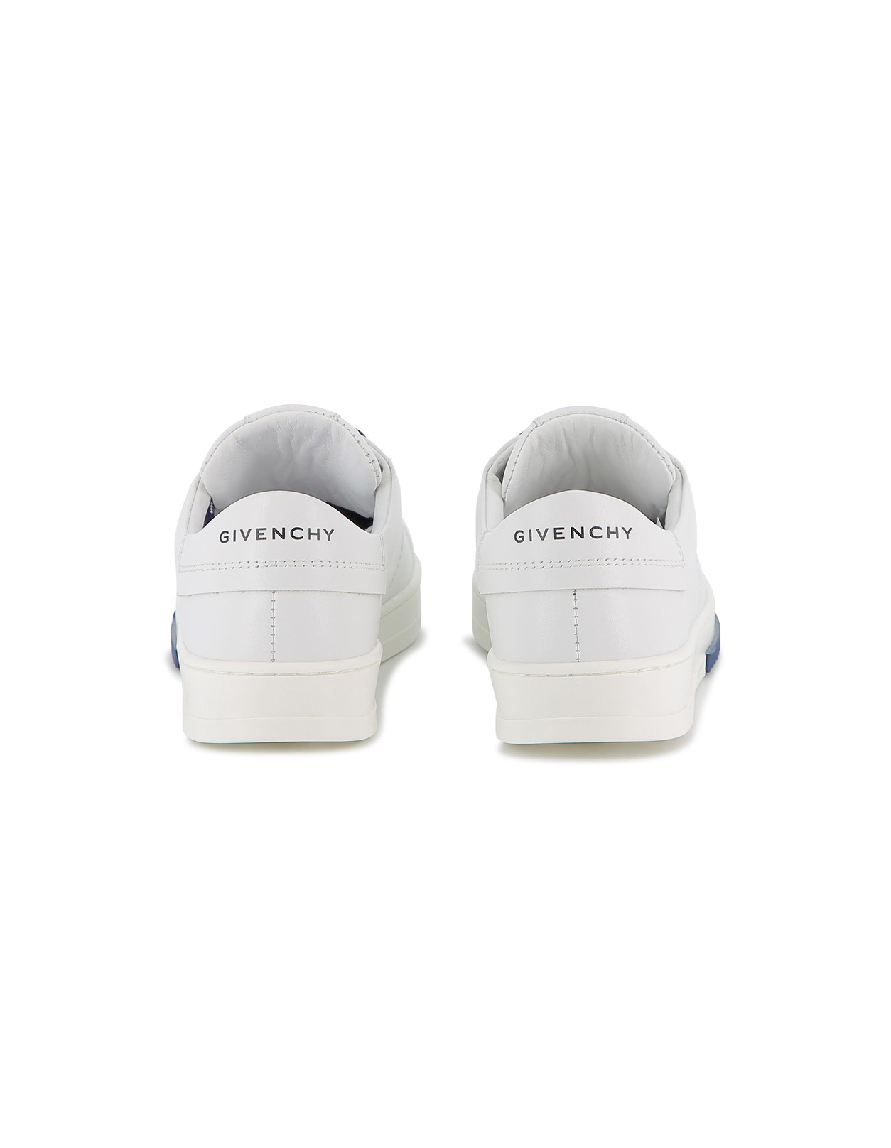 Givenchy Logo-embossed Leather Sneakers In White