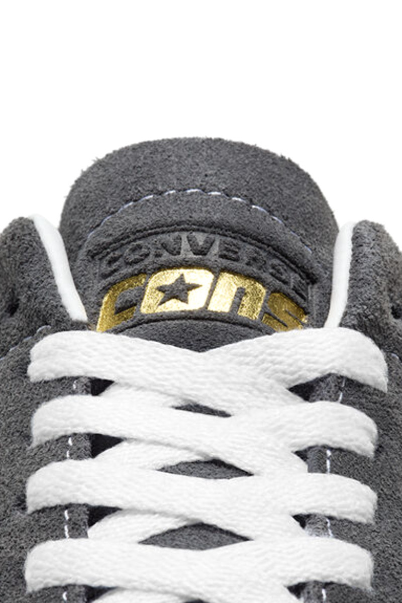 Converse Lace-up Low-cut Skate Shoes In Gray