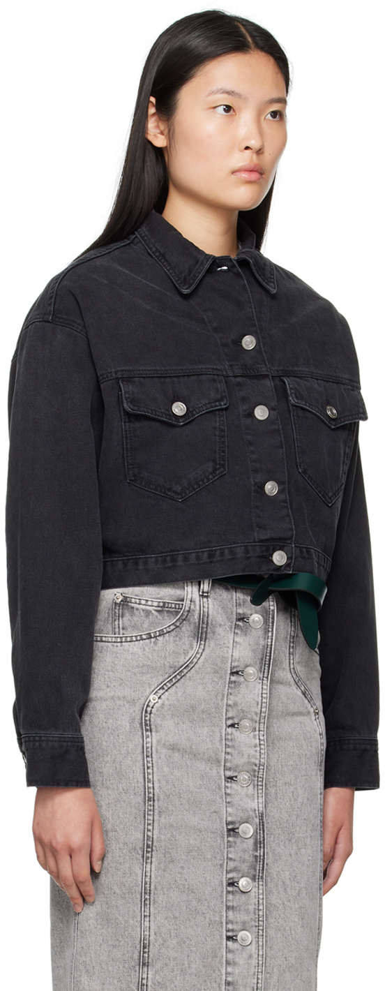 ISABEL MARANT ÉTOILE TADIA LAPEL DENIM JACKET