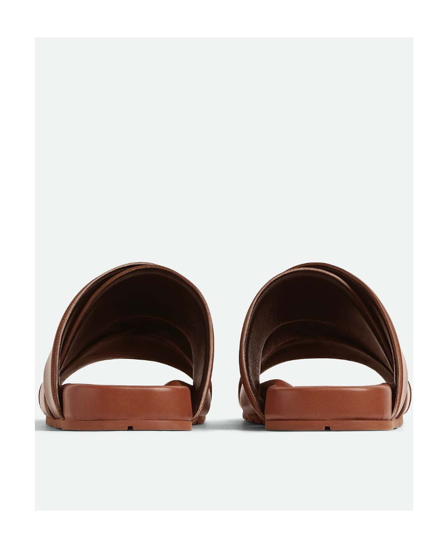 Bottega Veneta Brown Bridge Mule Sandals In Brown