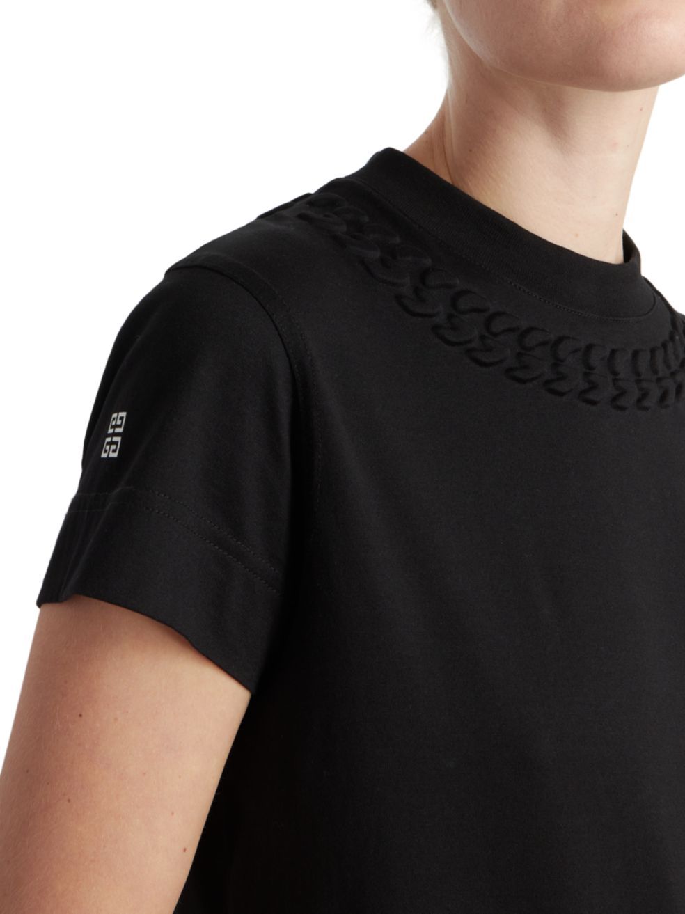 Givenchy Jersey Cotton T-shirt In Black