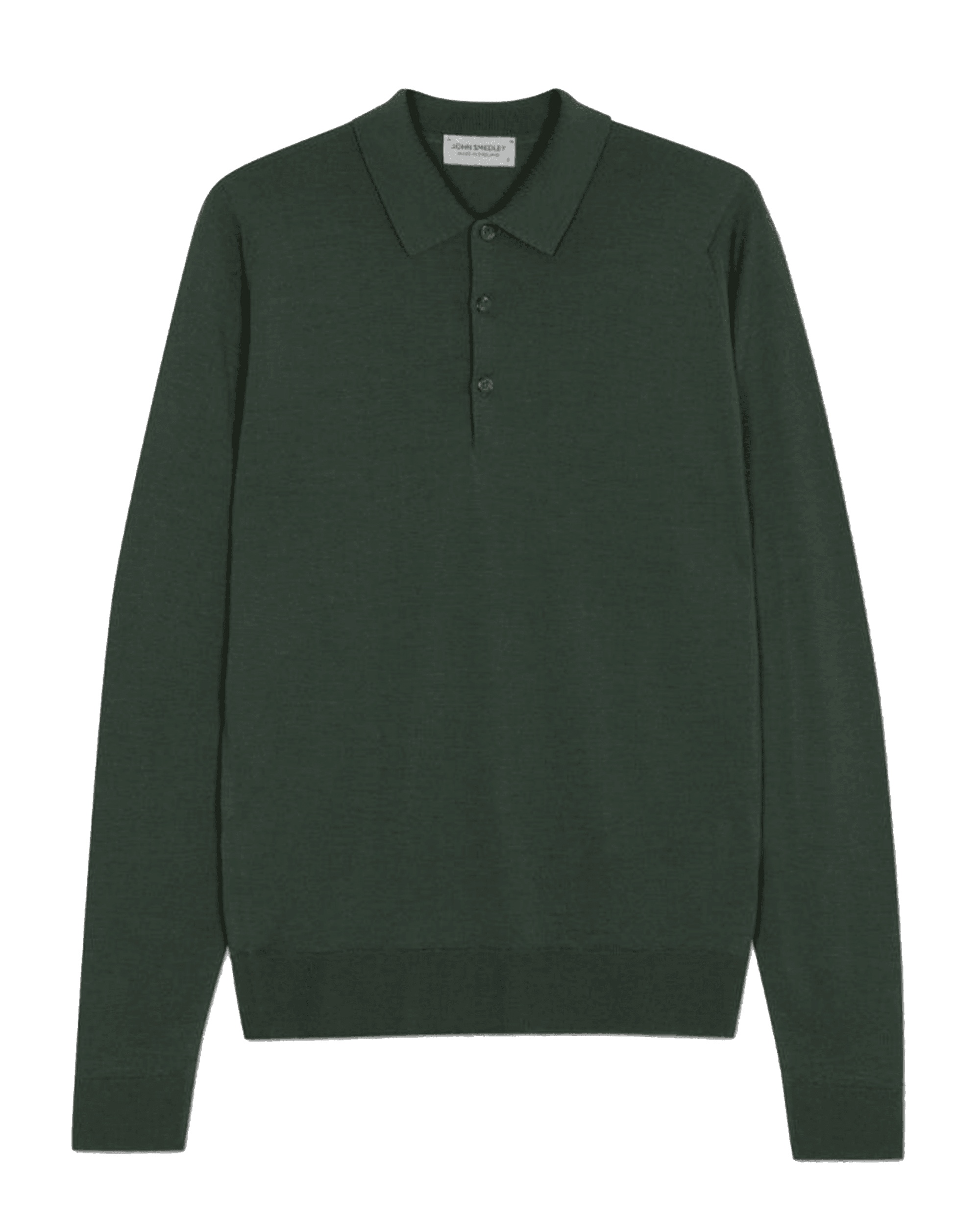 John Smedley Belper Long-sleeve Polo Shirt In Black