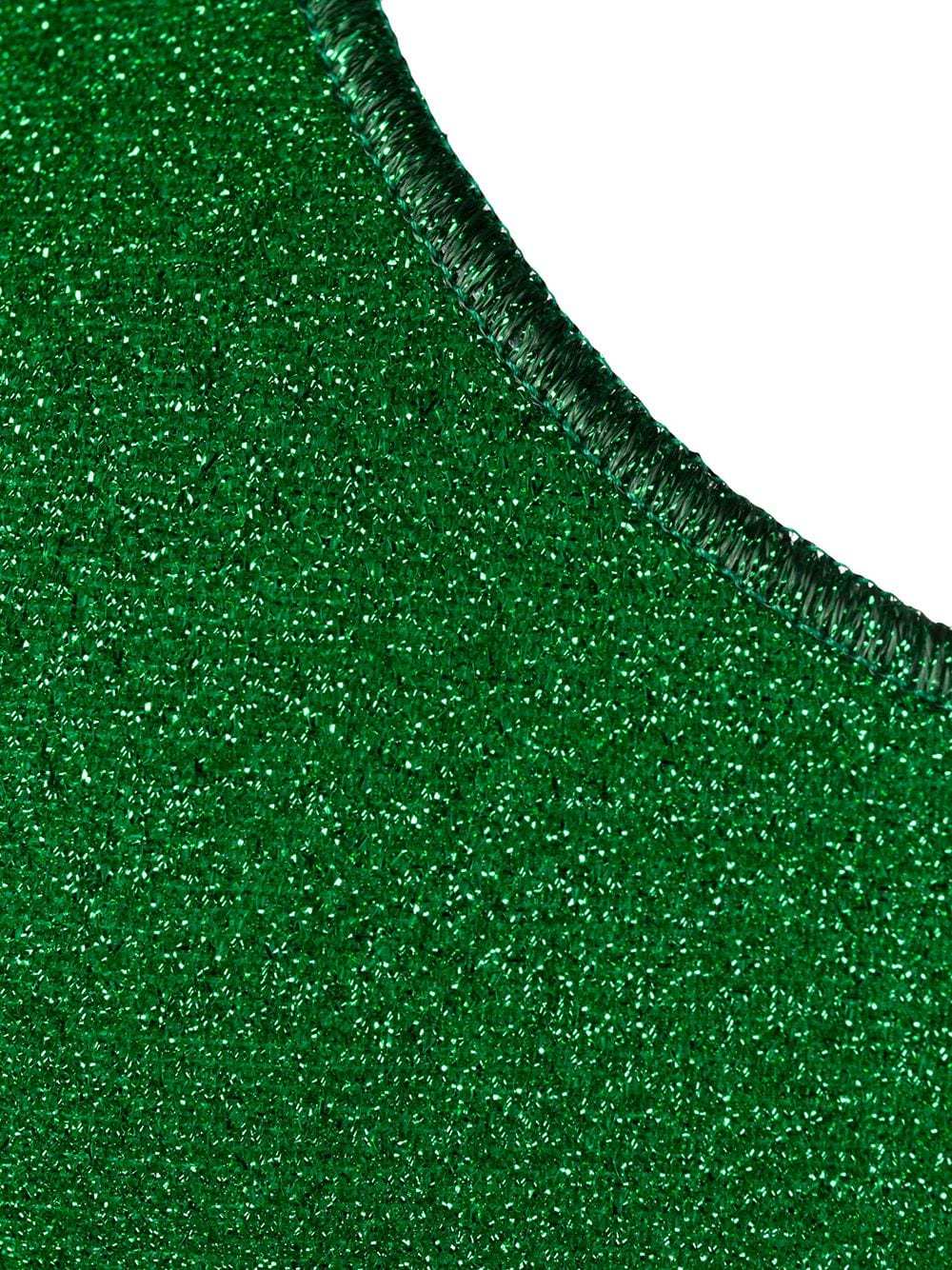 Shop Oseree Metallic Effect Bikini Set In Green