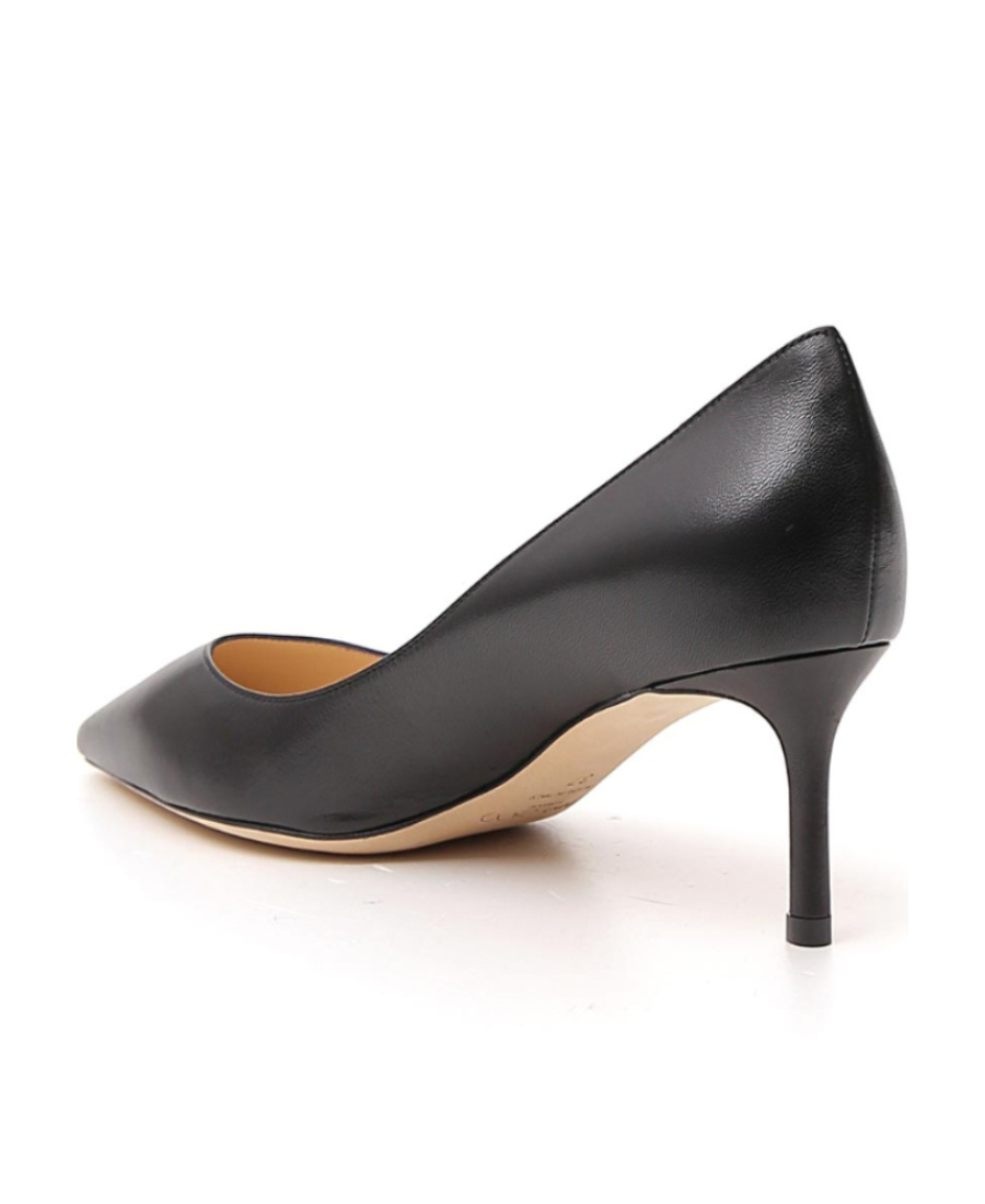 Shop Jimmy Choo Romy60 Pointed High Heels In Black