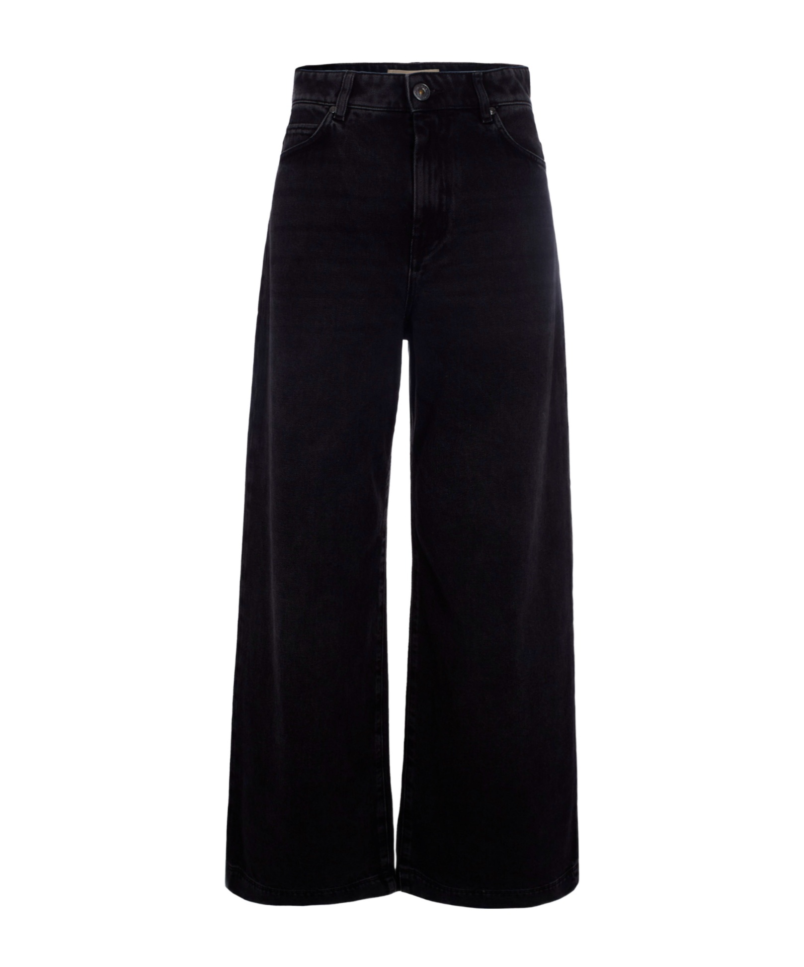 Weekend Max Mara Cactus Logo-patch Jeans In Black