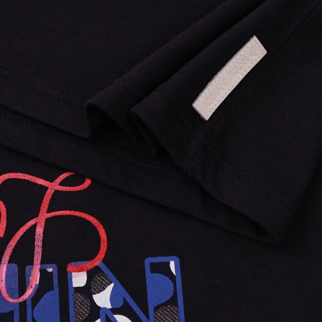 ARMANI JEANS ROUND-NECKED LOGO T-SHIRT