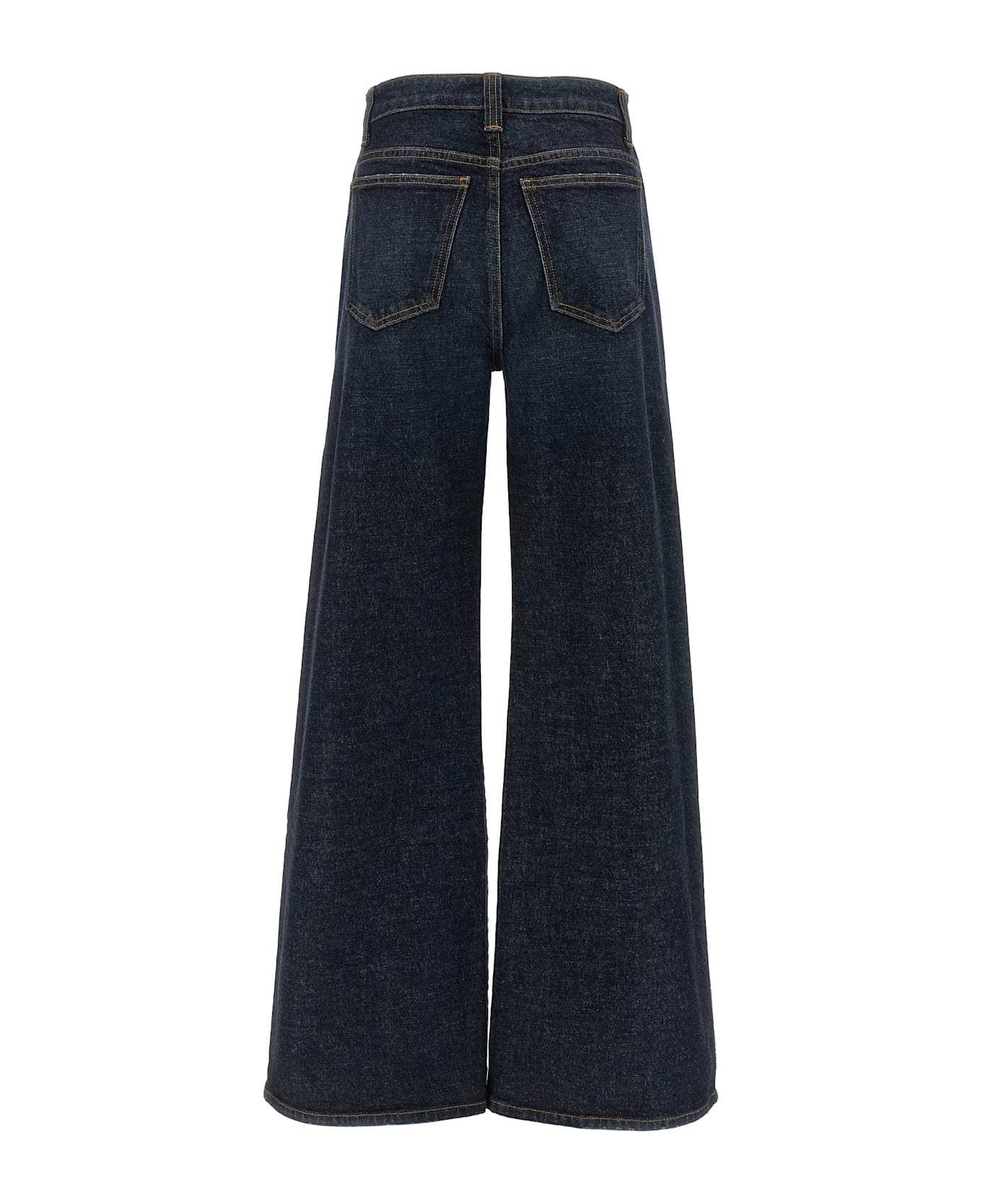Khaite Belt Loop Jeans In Blue