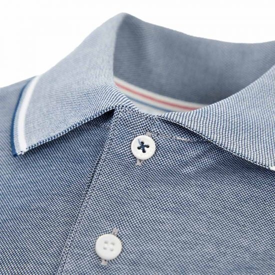 Paul & Shark Logo Details Polo Shirt In Gray