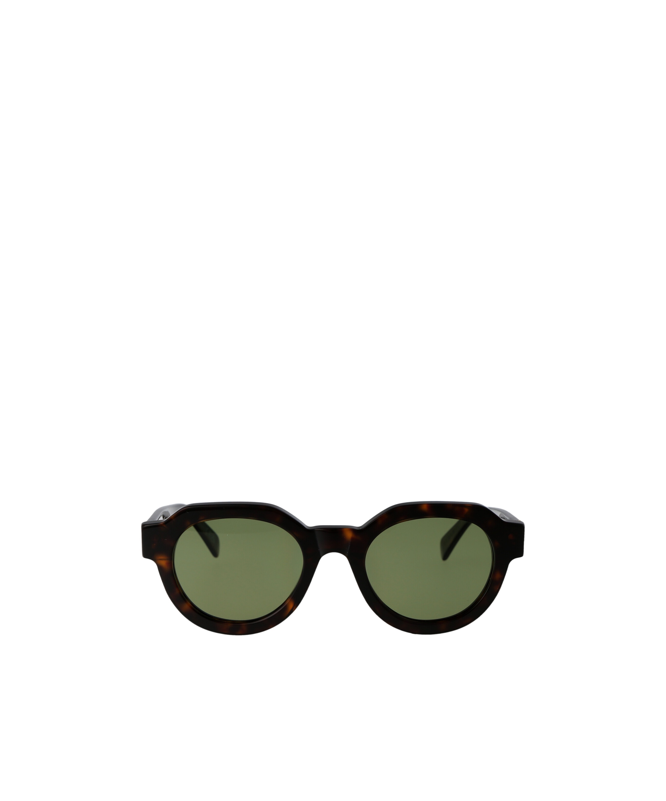 Retrosuperfuture Vostro Round Frame Sunglasses In Green