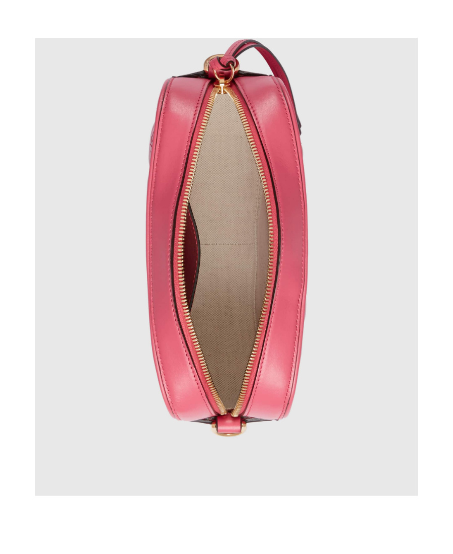 Gucci Small Quilted Crossbody Bag With Adjustable Strap In Pink
