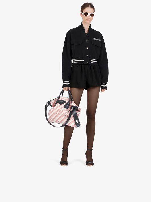 Givenchy Rings Detail Shorts In Black In Black