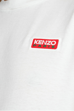 Kenzo T-shirt With Round Neck And Short Sleeves In White