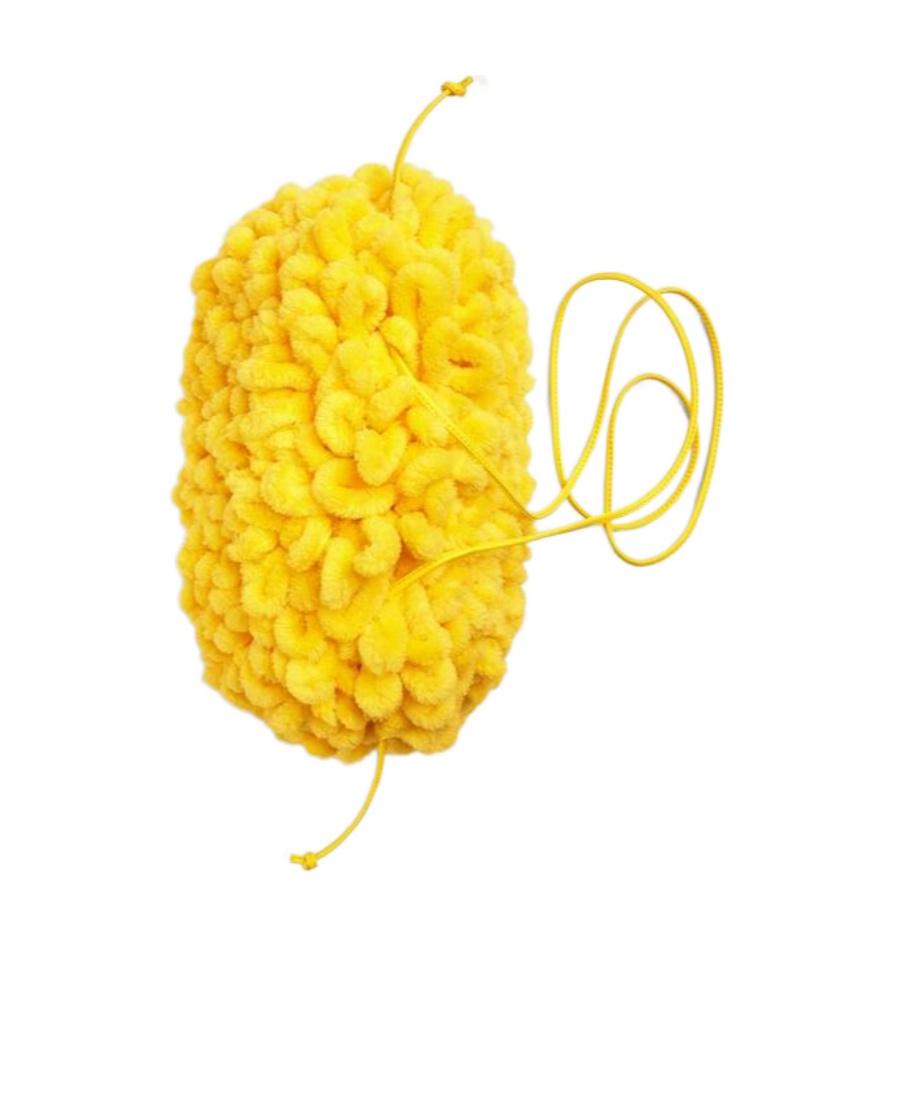 Shop Bottega Veneta Mini Wave Pouch In Lemon Yellow