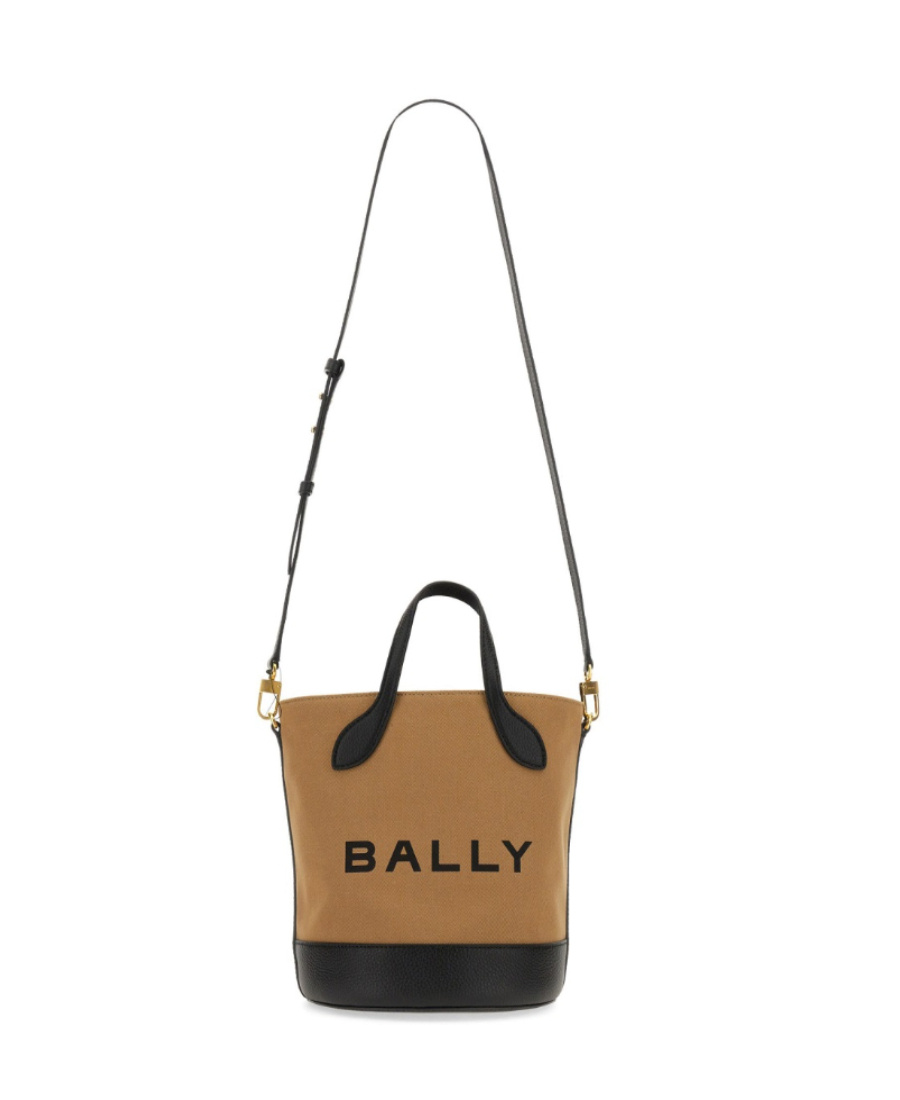 Shop Bally Rope Bucket Bag In Brown