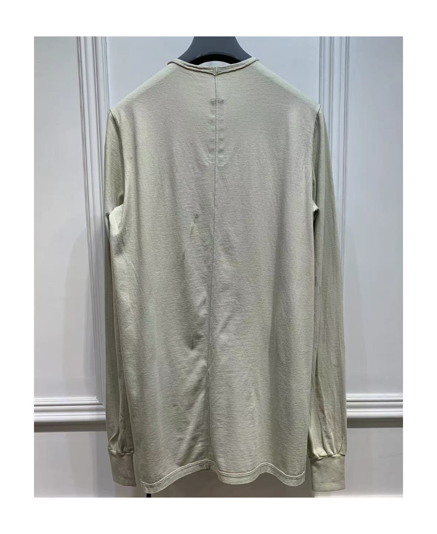 Rick Owens Drkshdw Logo Long-sleeved T-shirt In White