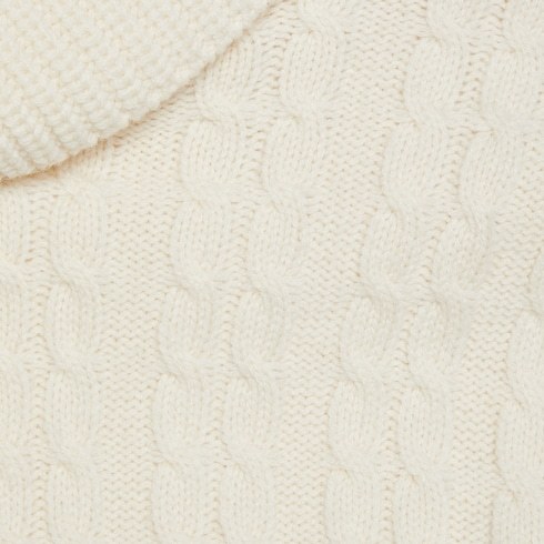 Gucci Web-striped Cashmere Jumper In White