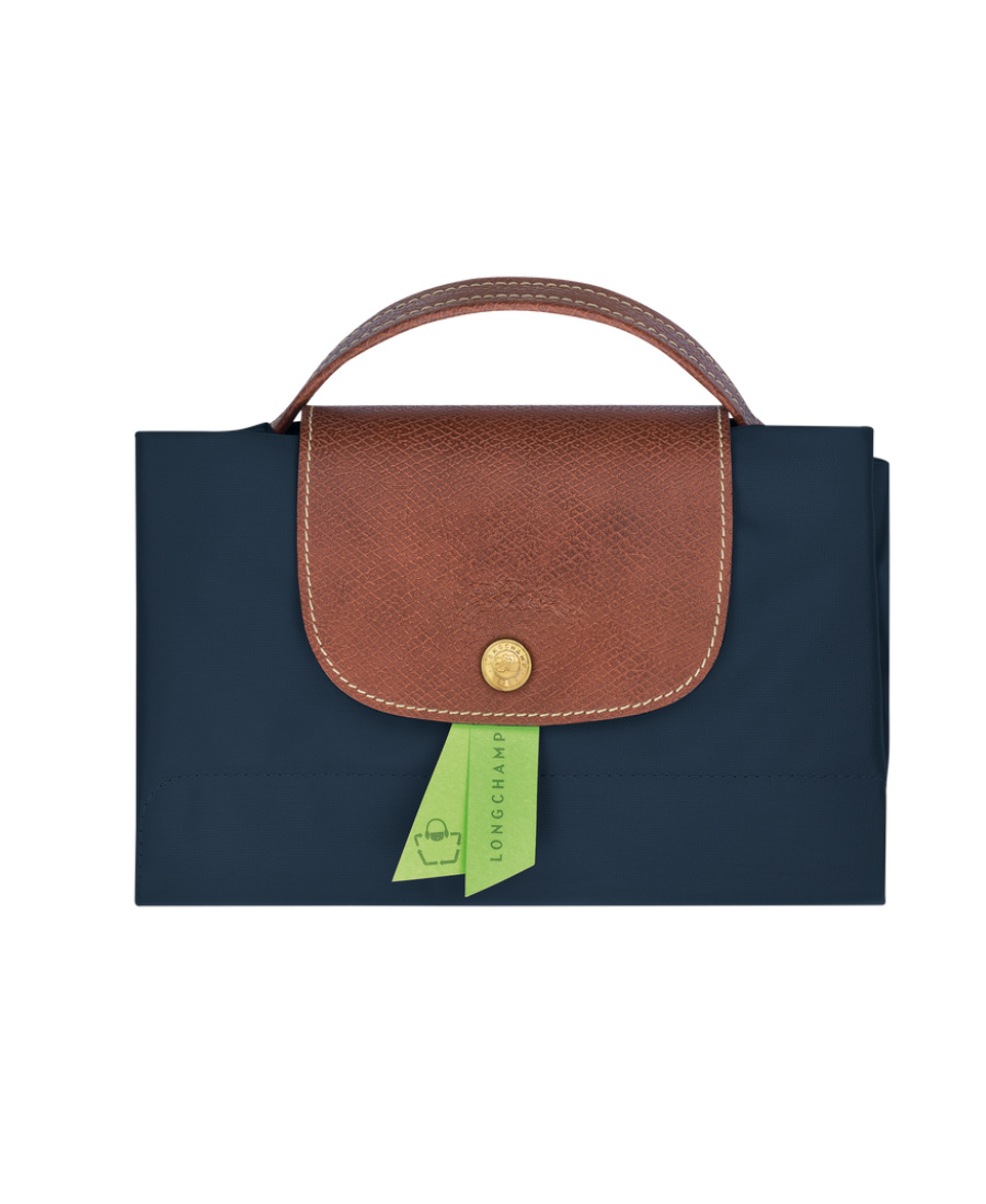 Longchamp Small Le Pliage Briefcase In Brown