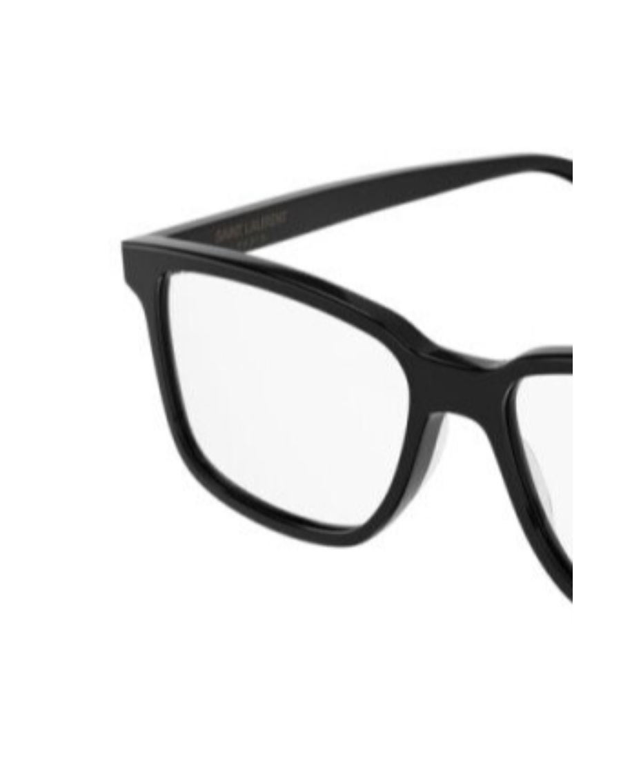 Saint Laurent Eyewear Rectangle Frame Glasses In White