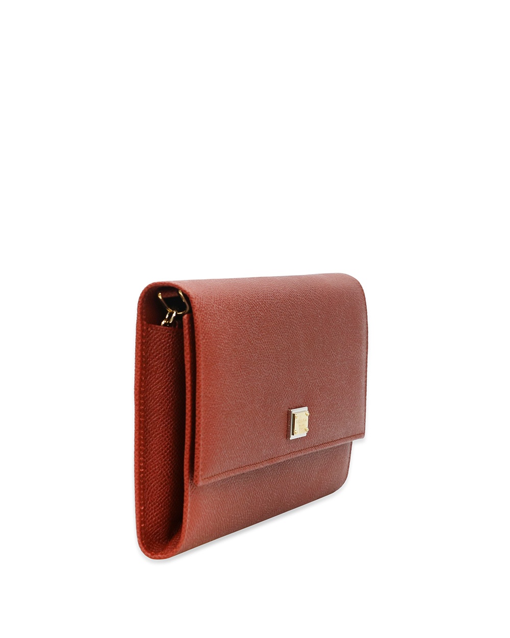 Dolce & Gabbana Logo Details Wallet In Brown