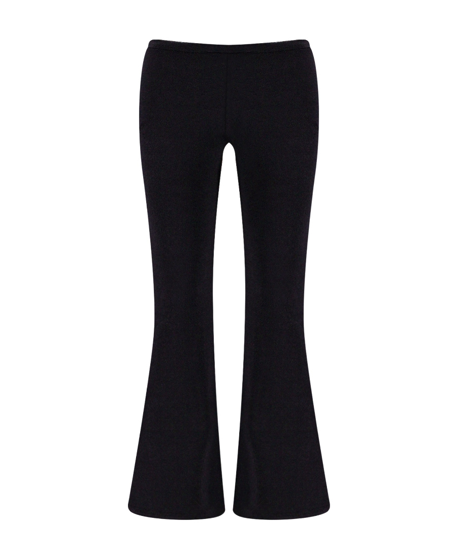 Courrèges Oblique Tailored Wool Blend Pants In Black