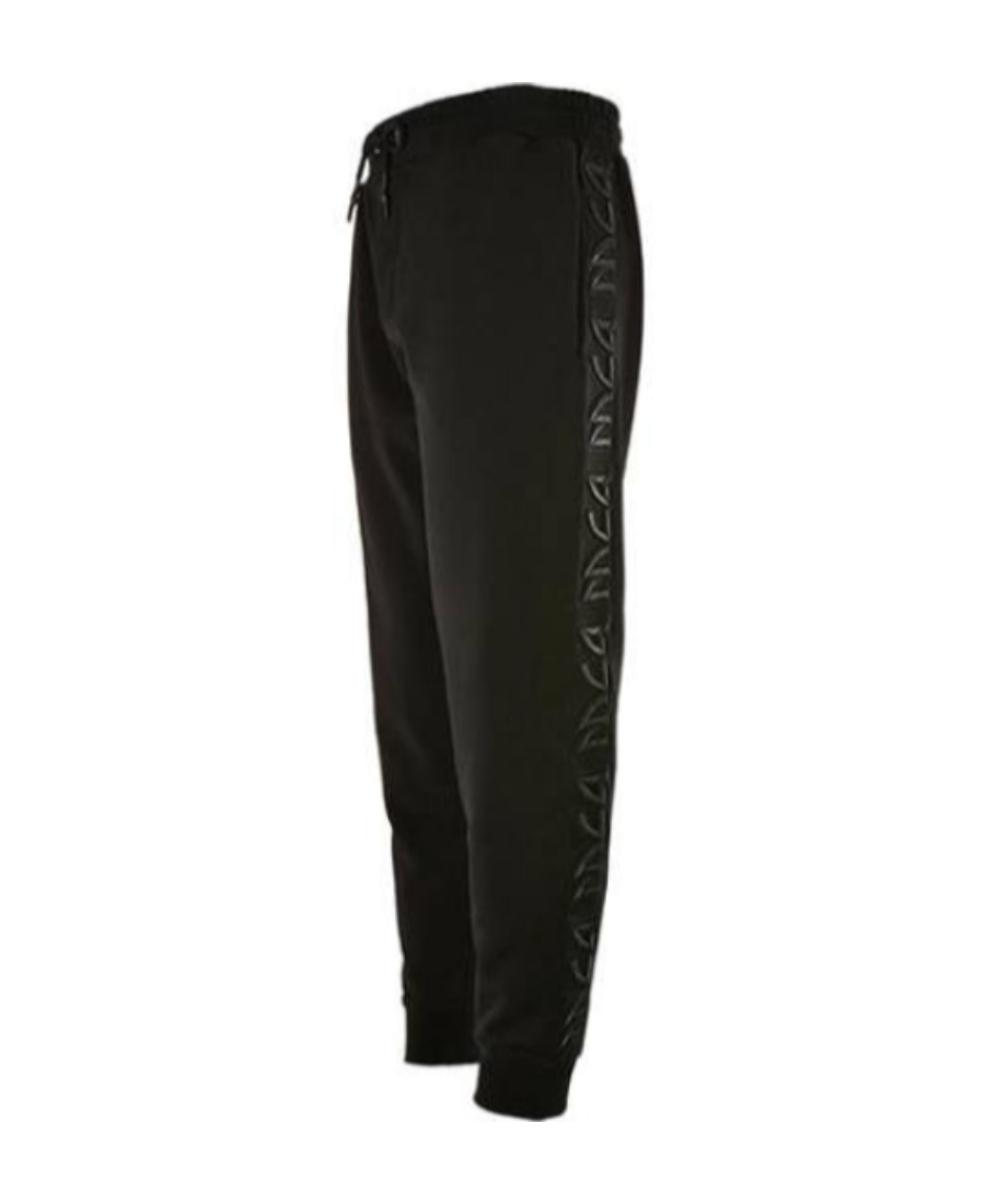Alexander Mcqueen Black Logo Detail Sweatpants In Black