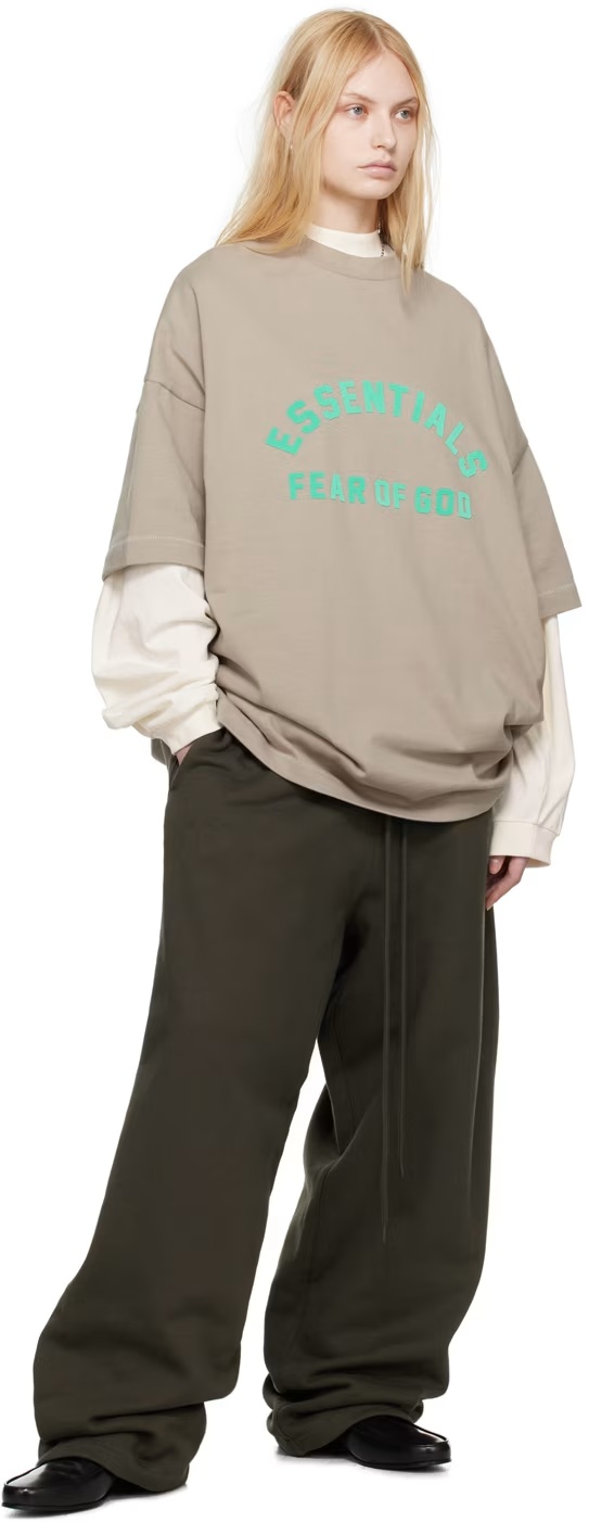 ESSENTIALS LOGO-PRINT T-SHIRT